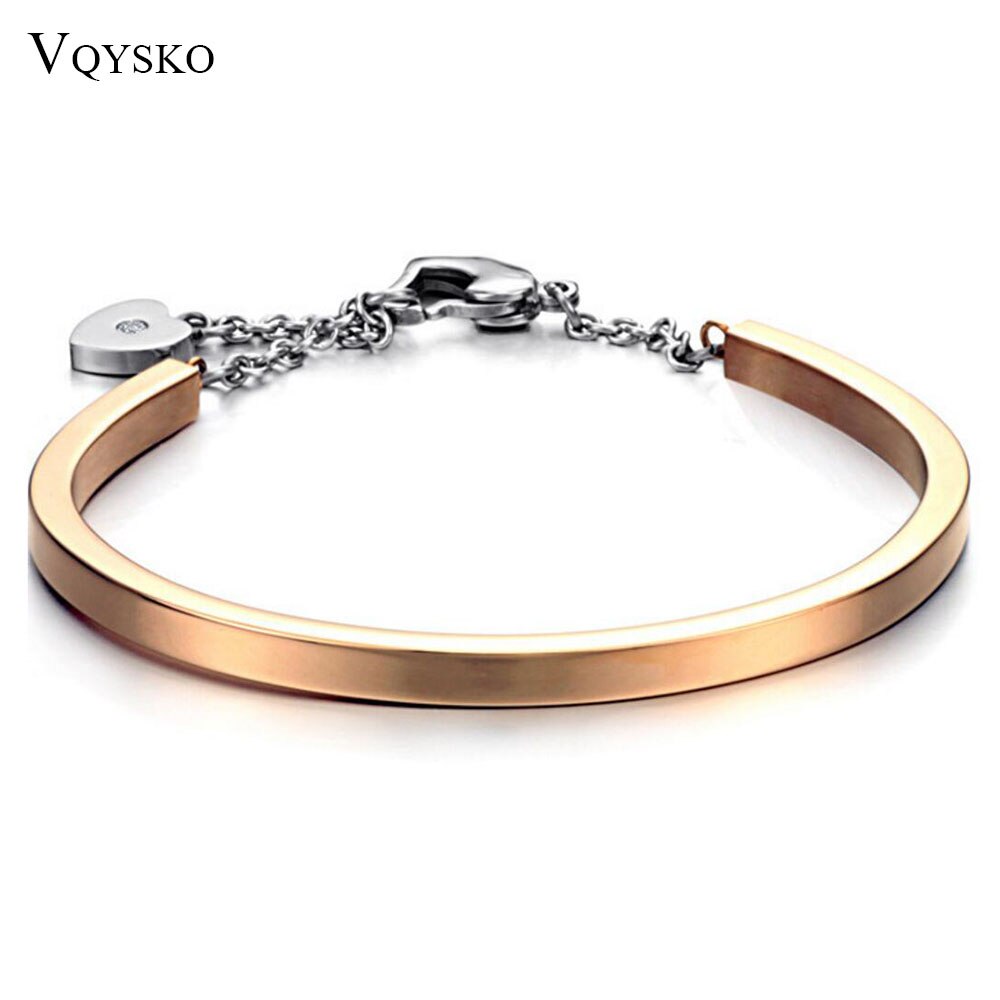 Factory Price Gold Color 316L Stainless Steel Bangels Bracelets for women