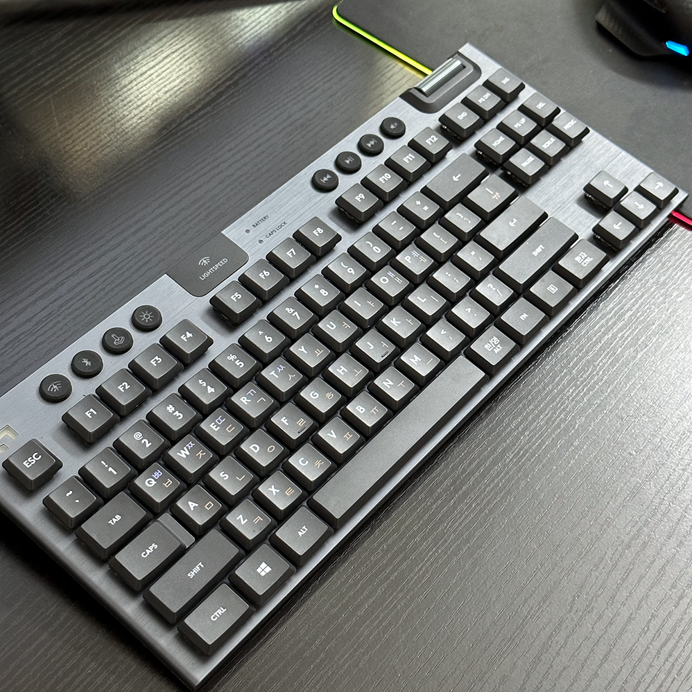 Korean Keycaps PBT Minimalist Style Custom Keycap Set Suitable for Logitech G813/G815/G913/G915 TKL RGB Mechanical Keyboard