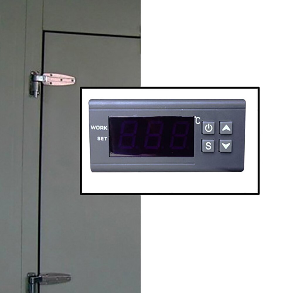 110~220V AC Digital LED Temperature Controller Humidity Temperature Controller Switch Thermostat for Incubator Box