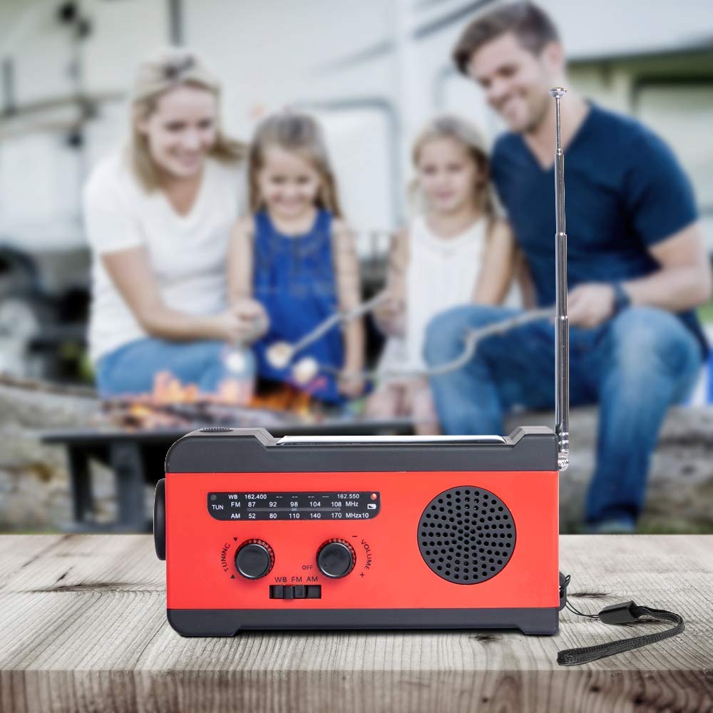 Degen DE13DSP: Noodradio met zonnepaneel en handslinger