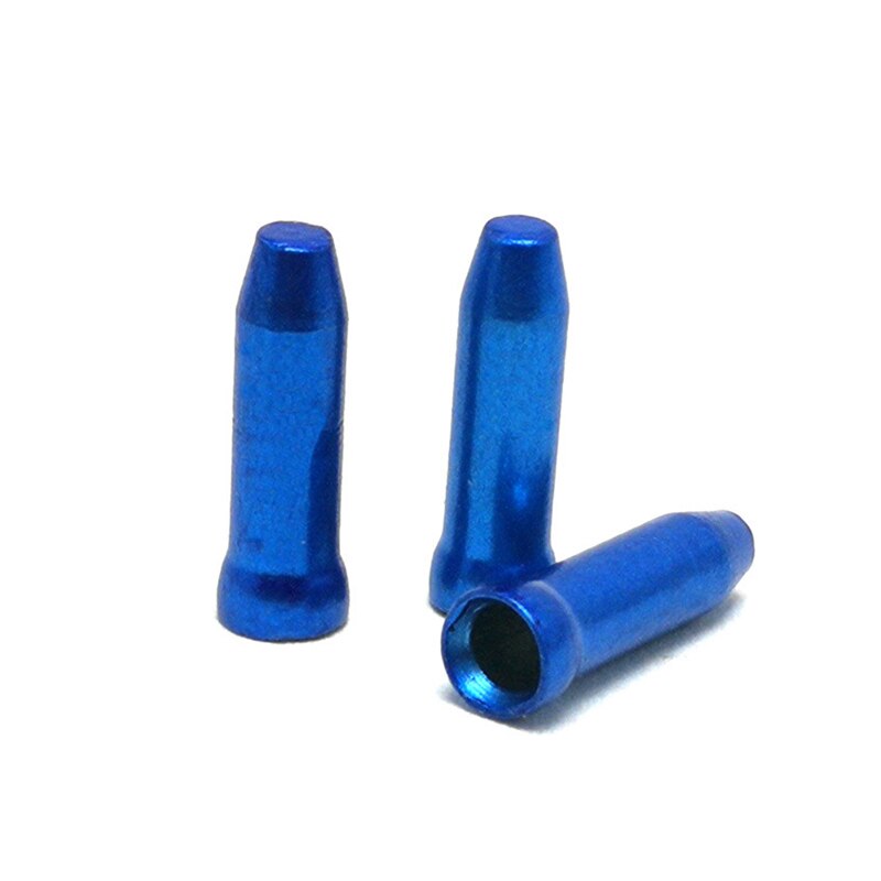 Puntas de Cable interno para palanca de cambios de bicicleta, accesorios de aluminio para bici de montaña, 50 piezas