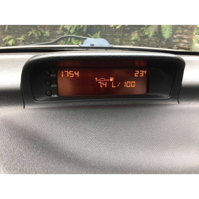 Écran fixe multifonction pour Peugeot 307, Instrument pour voiture