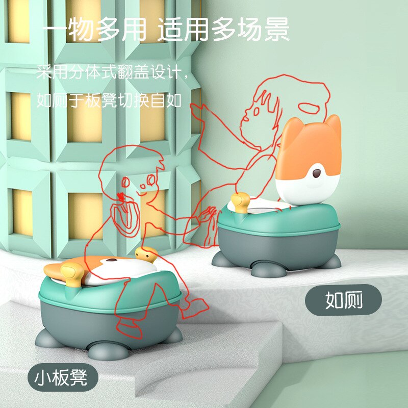 Draagbare babypot, multifunctioneel babytoilet, autopotje, kinderpotje, meisjespotje, jongenspotje, kinderstoel, toiletbril, kinderpotje