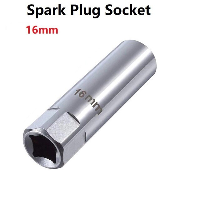 3/8inch Drive 12-Point 14/16mm Spark Plug Socket Wrench Spring Clips For Removal 12-point Spark Plugs Tool Socket Wrenches: 16mm