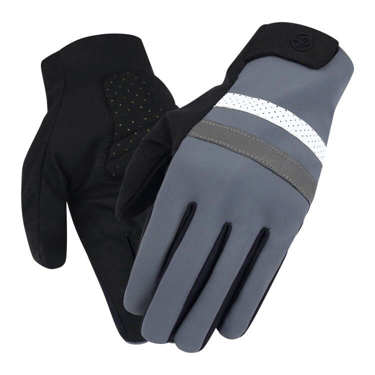 Ykywbike – gants de cyclisme longue Distance, coupe-vent, thermique, , polaire, vtt, hiver: darkgray / L