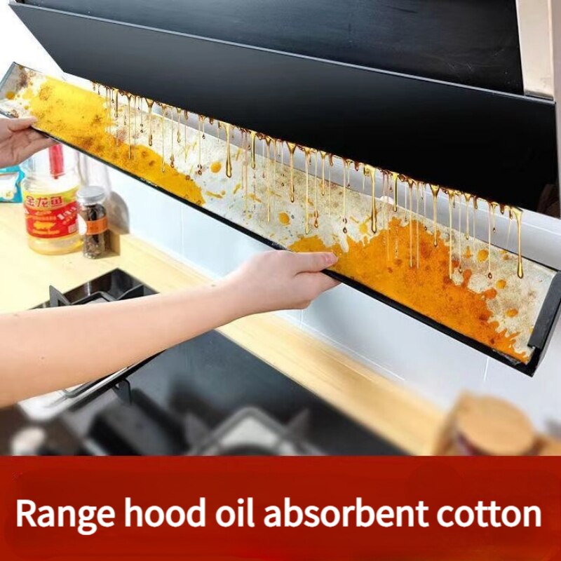 Olie Pakking Kant Zuig Afzuigkap Universele Olie Absorptie Katoen Pad Isolatie Afzuigkap Verdikking Olie Absorptie Papier