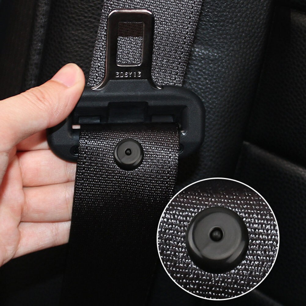 5 pièces bouchon de ceinture de sécurité pour voiture Protection de sécurité espacement limite boucle pince de retenue bouton d'arrêt accessoires d'intérieur de voiture