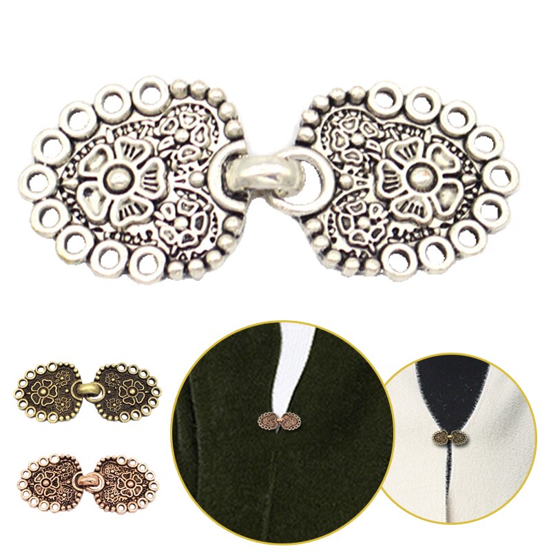 Retro Plating Eendenbek Gesp Kleding Decor Keten Vest Clip Trui Blouse Clip Kleding Decoratie Broche Pins