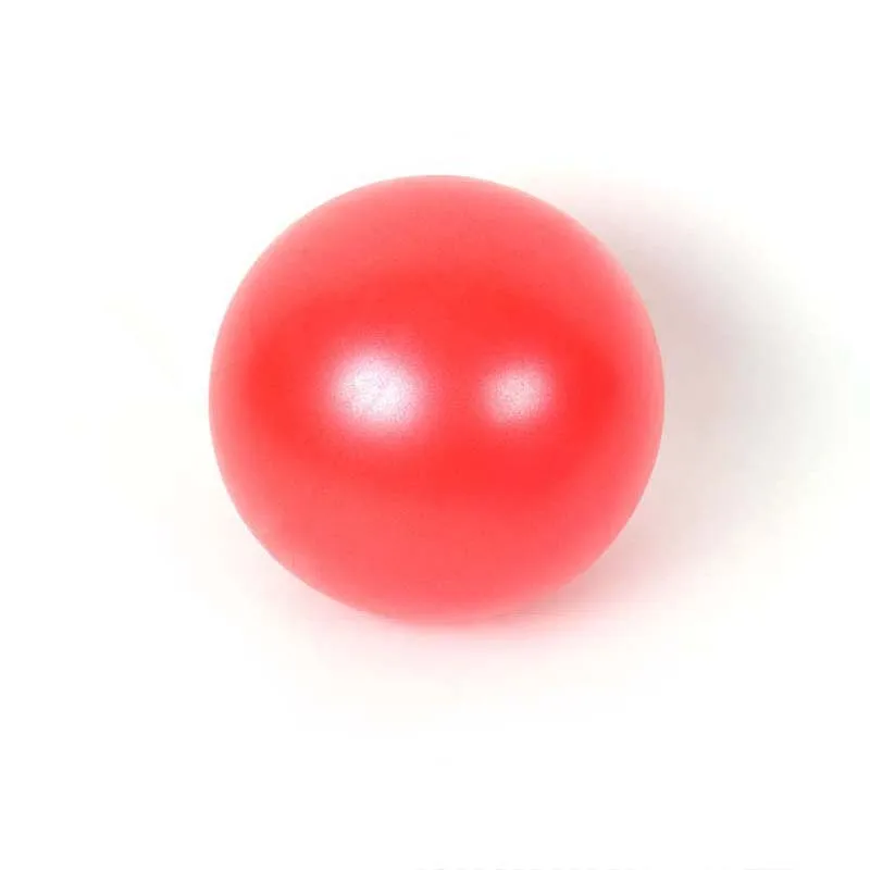 Ballon de Pilates, de 20 à 25cm, pour exercice, gymnastique, fitness, équilibre, yoga, entraînement en intérieur: Rouge