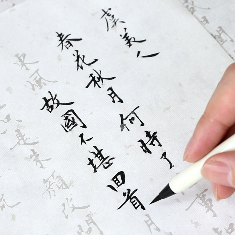Adult Regular Script Calligraphi Copybook 30pcs Brush Calligraphie Copybook Beginner Chinese Calligraphy Practice Poem Copybook