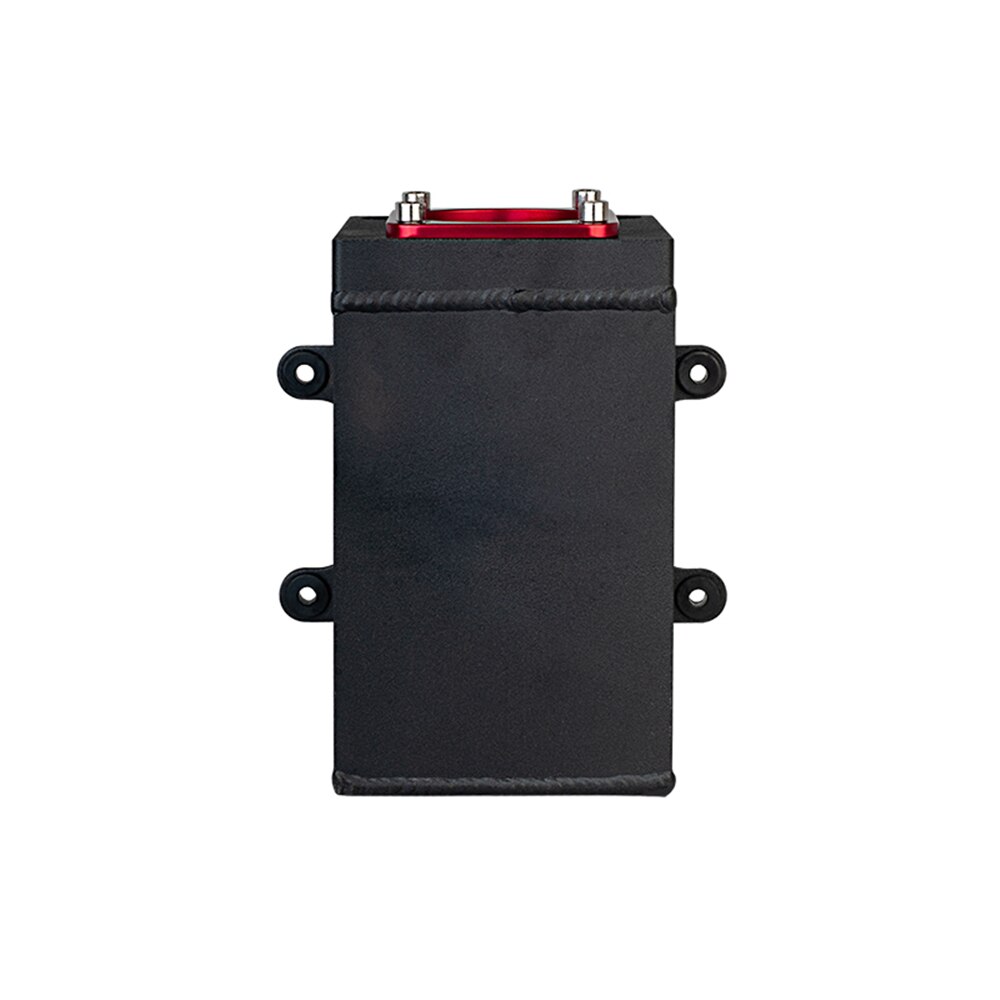 Universal 60mm External 044 fuel pump tank racing Black Billet Aluminium Oil catch Can Single Fuel Surge Tank