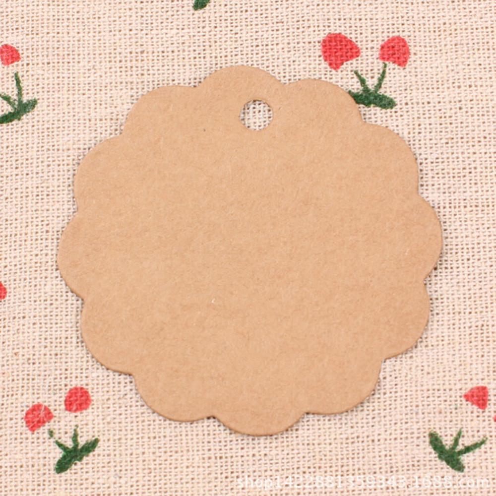 50pcs/set 3,5 inch holle bloemen reliëf ronde kant