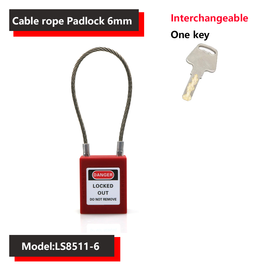 38mm industriële veiligheidshangsloten, loto-vergrendeling, nylon technische beugel, persoonlijke energievergrendeling, directe meerdere specificaties: Bevroren