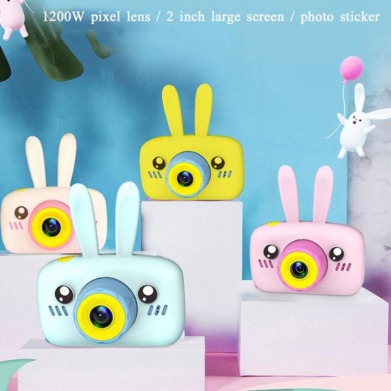 1Pc HD Digital Camera Children's Camera 2 Inch Cute Toys Toy Birthday Children's Children's Camera Cartoon 1300W Camer E5N3