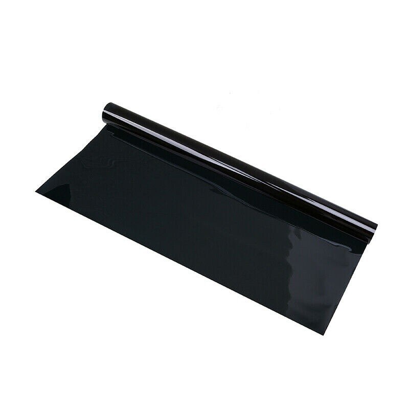 Car Window Tint Limo Dark 1% VLT 20" In X 10' Feet Uncut Roll Auto FILM Blocks Harmful Sunlight UV-rays