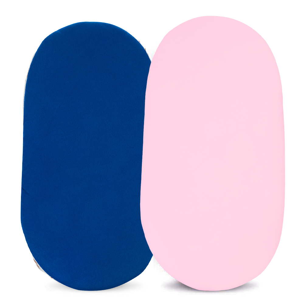 Bassinet Sheet Organic Cotton Rainbow Pad Covers Universal Fit For Bassinet Mattress Pad Hourglass For Boys &amp; Girls Pad Covers: CVS20001