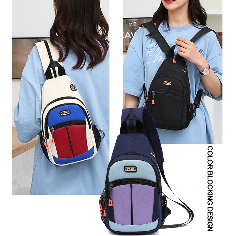 torba na klatkę piersiową dla kobiet mini plecak modna torba damska na wolnym powietrzu sportowe torby podróżne crossbody mały plecak