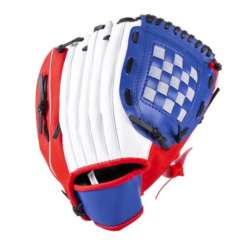 Outdoor Sport Jeugd Volwassen Linkerhand Training Praktijk Softbal Honkbal Handschoenen Outdoor Sport Accessoires: Rood / L