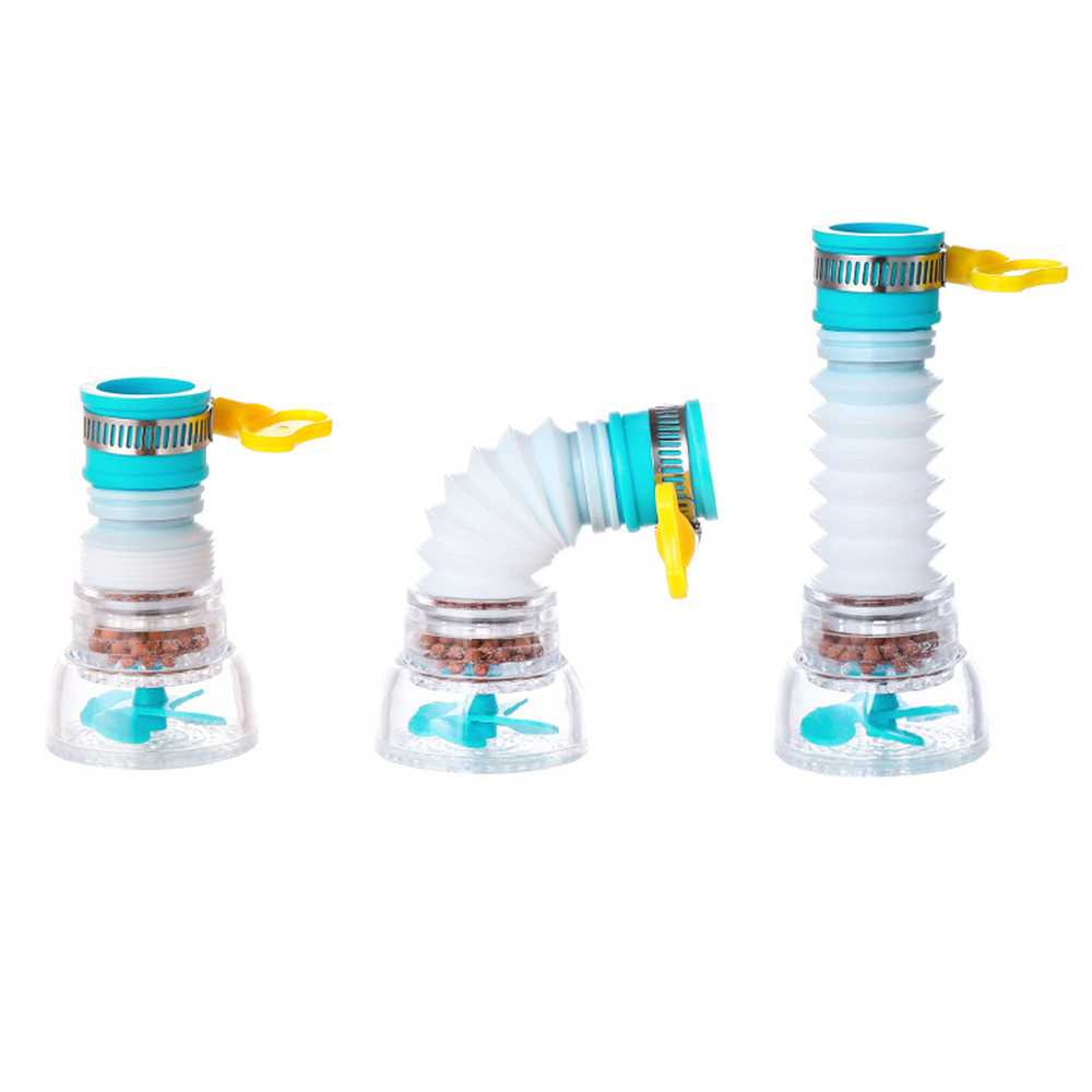 Waterbesparende tank voor thuis, intrekbare roterende kraan, waterfilter, keuken, badkamer, wastafelaccessoires, sproeifilter, kraanverlenger
