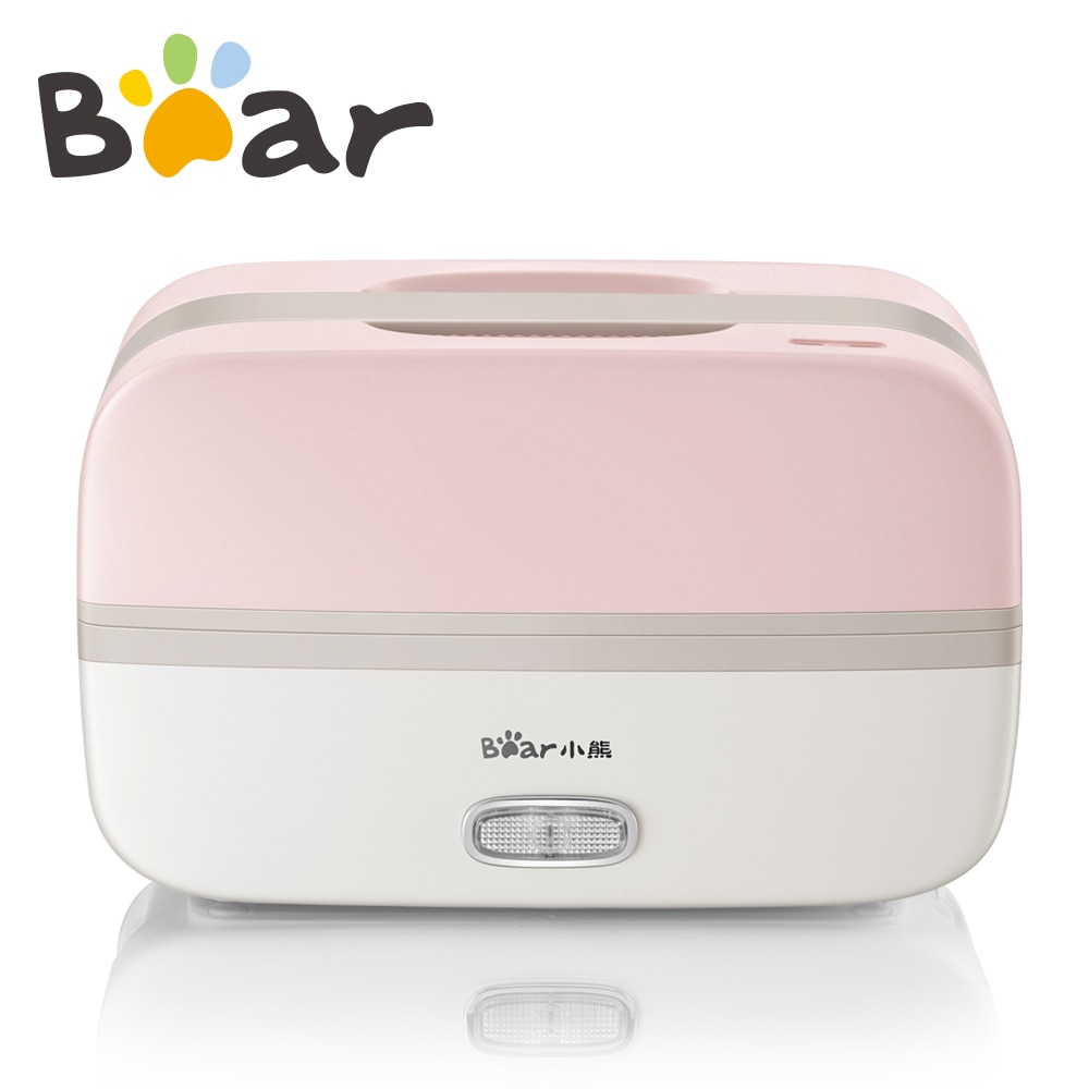 Bear Electric Heated Lunch Box Mini Rice Cooker Portable Heating Cooking Pot Multi Stainless Steel Inner Bento Box Food Warmer