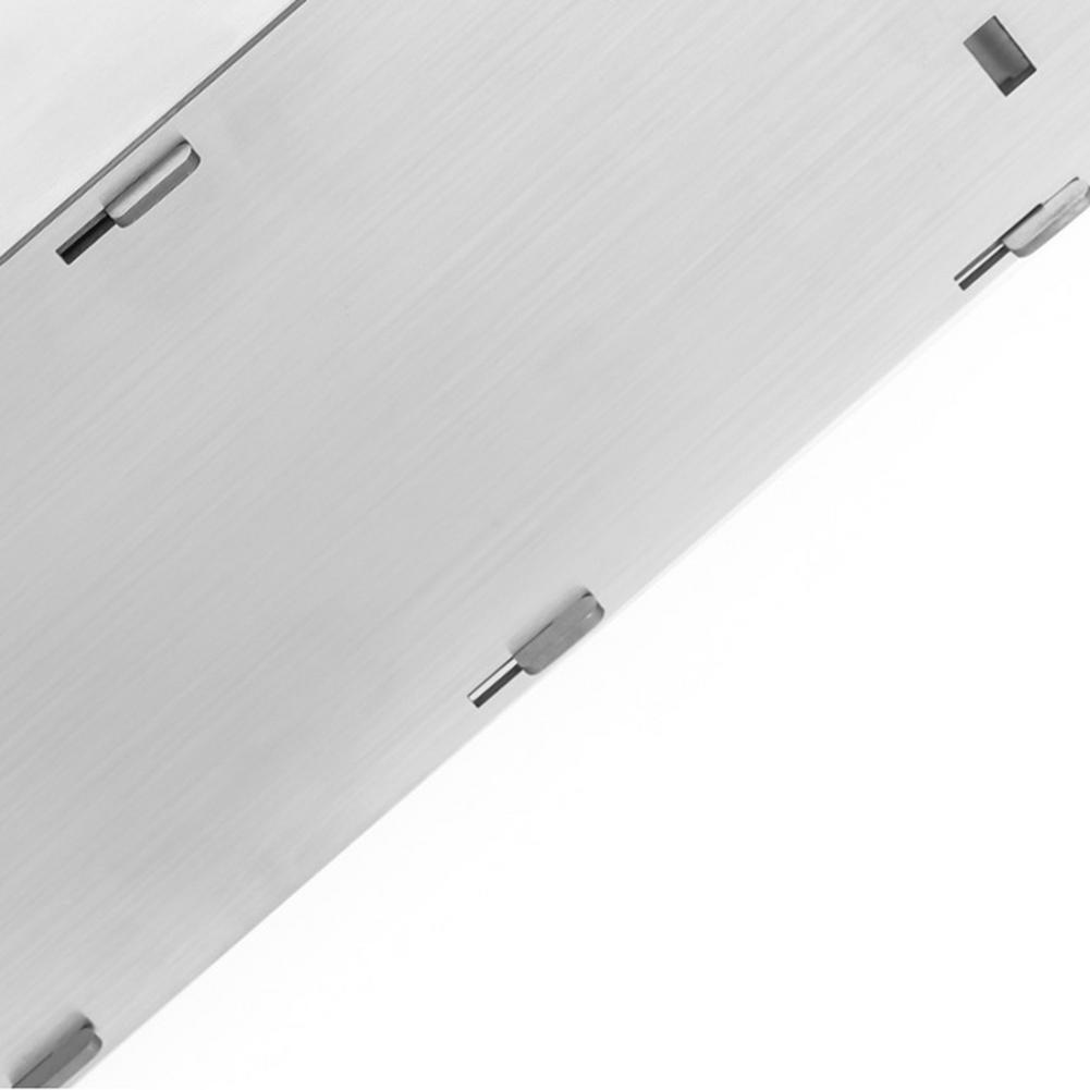 Portable Camping Stove Lightweight Collapsible Wood Burn Stove Stainless Steel Rocket Stove Outdoor Picnic Cooking Oven