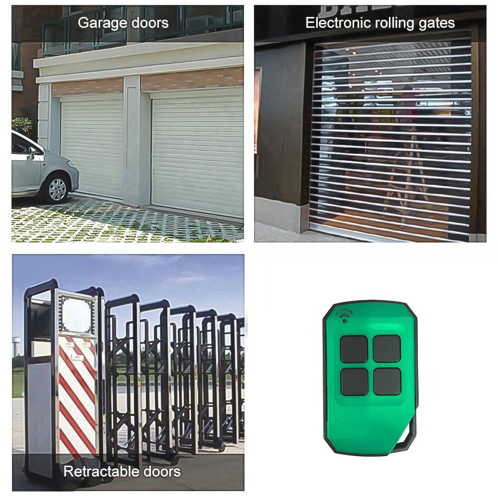 Kebidu Mini Garage Door Remote Control 433mhz gate control rolling code remote control duplicator clone Garage Command Opener