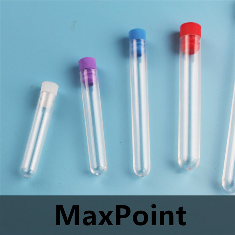 MaxPoint 10pcs Plastic Test Tube with Cork Disposa... – Grandado