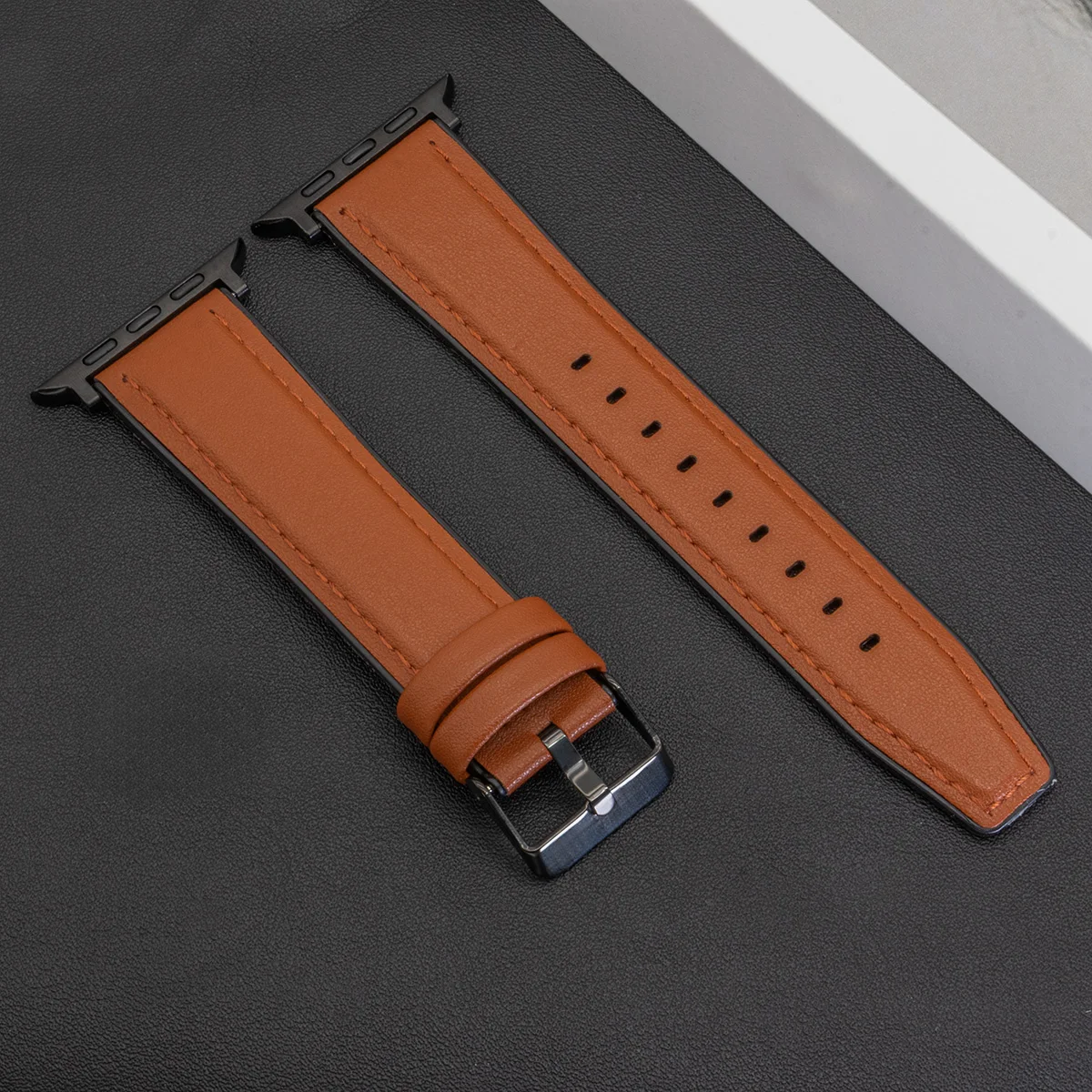 voor Apple Watch Series 10 46 mm 42 mm lederen band 9 8 7 band 45 mm 41 mm SE 6 5 4 44 mm 40 mm band Iwatch Ultra 2 1 49 mm armband