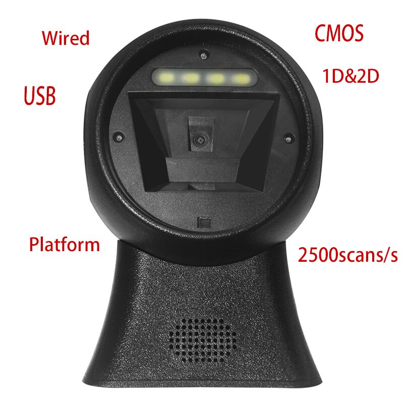 EVAWGIB-escáner de código de barras con cable, plataforma de escaneo de código de barras, Bluetooth, inalámbrico, 2D, 1D, QR: EV-X9002