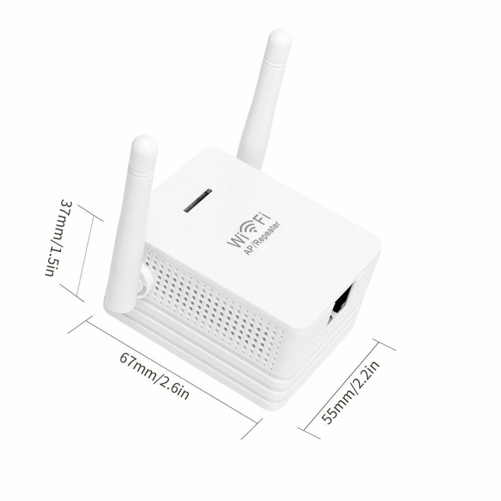 Ripetitore Wireless 300Mbps Router di rete WiFi Signal Range Extender Booster Dual 2DB antenne US Plug