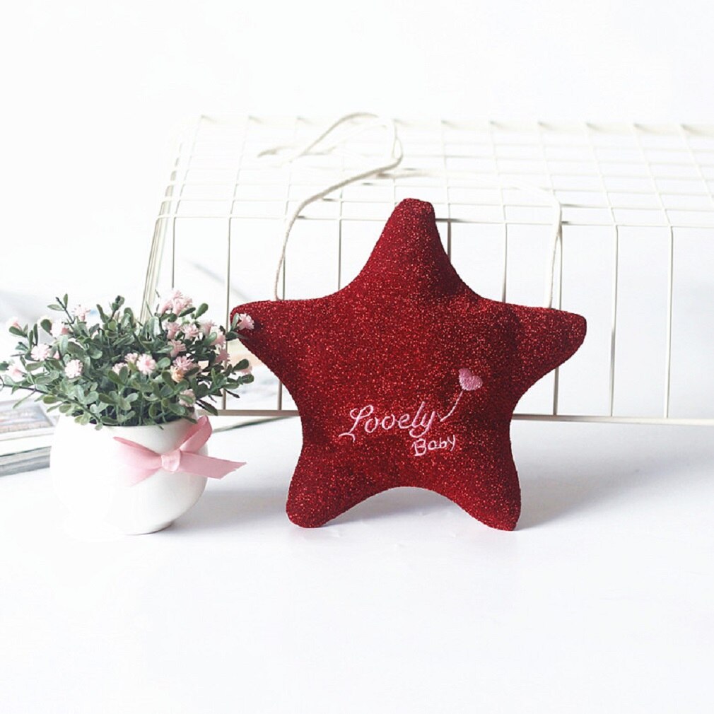 Barn flicka paljetter stjärnformad crossbody messenger axelväska påse myntväska plånbok härlig: C