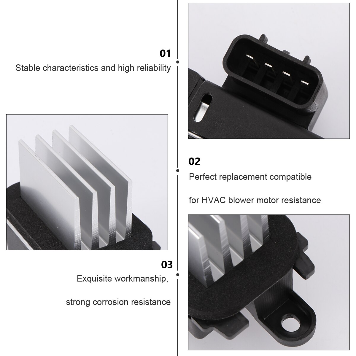 Blower Motor Resistor Blower Control Module Auto Blower Resistance Module