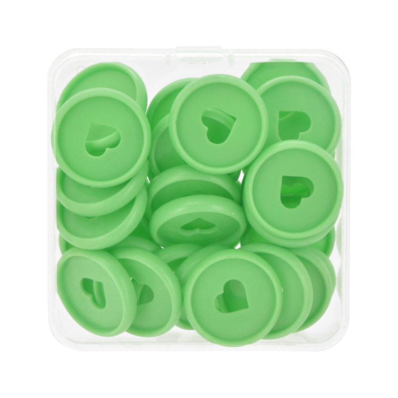 30 szt. Dyski rozszerzające 28mm wielokolorowe pierścienie wiążące do notebooków i planistów: 30 PCS light green