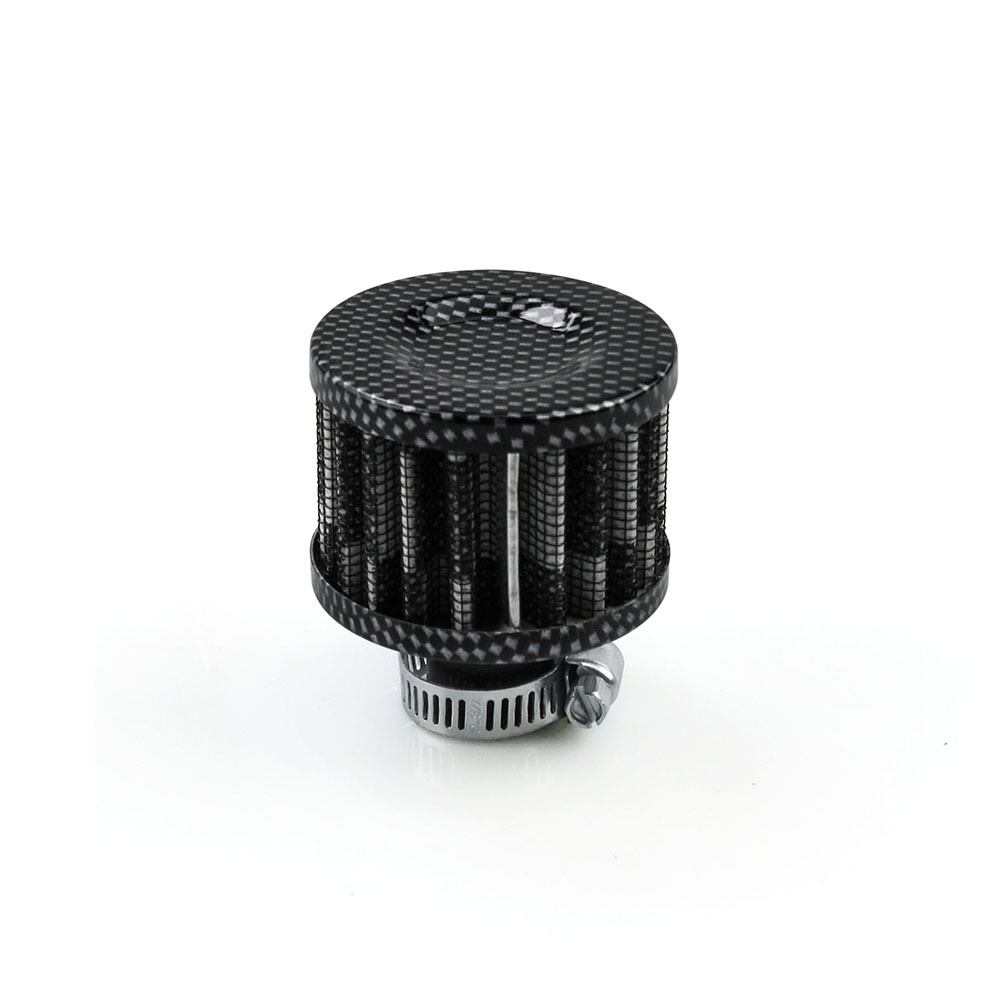 Universal 12mm Car Air Filter Vent Crankcase Breather Filter Valve Stem Covers Mini Air Breather Cold Air Intake