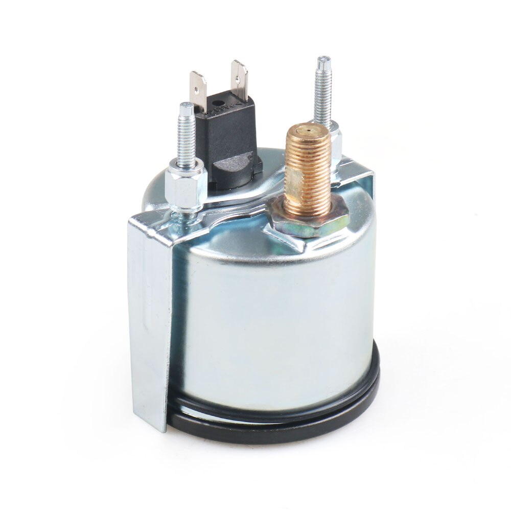 Baromètre mécanique de voiture avec capteur NPT1/8, 2 &quot;, 52mm, 0-10 Bar/0-150psi, pression de l&#39;air, jauge 12V, lumière jaune