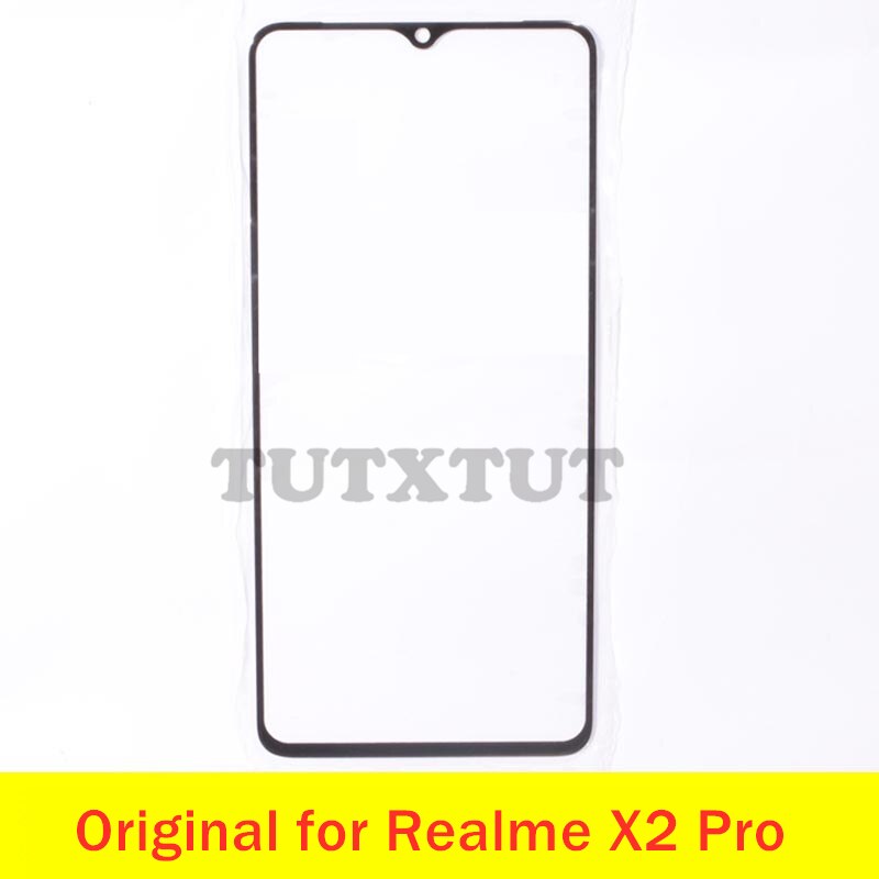 Para realme x2 pro sensor de vidro da tela toque painel frontal painel de vidro digitador touchpad para realme x2 pro reparação peças reposição