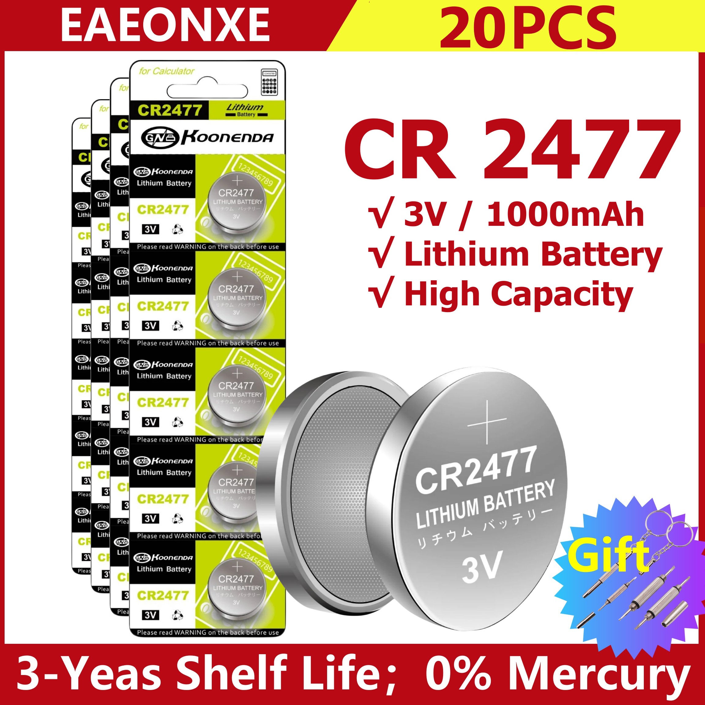 20Pcs cr2032 Battery cr2032 Pilas CR2025 CR2016 batteria CR1632 CR1220 CR1616 CR1620 CR1625 CR2450 CR2430 LR41 LR1130 LR43 LR44: Champagne
