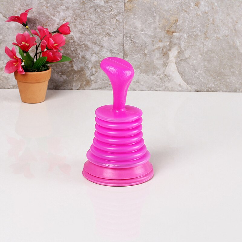 Powerful Sink Drain Pipe Pipeline Dredge Suction Cup Toilet Plungers Press Cleaning Sink Drain Pipe Cleaners Tool Household Tool: C