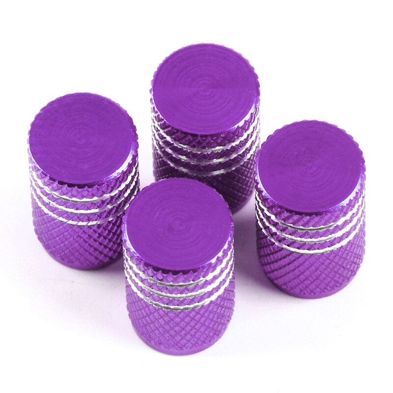 Tapones de neumáticos para rueda de coche, cubiertas de vástago de Llanta de Aleación de aluminio, Airdust, impermeables para Smart Fortwo 453 451 450, 4 Uds.: purple