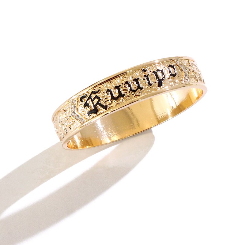 KOMI Inner Diameter 7-8 CM 100G Hawaii Samoa Marshall Polynesian Pohnpei Tonga Words Man Woman KUUIPO Closed Bracelet Bangle