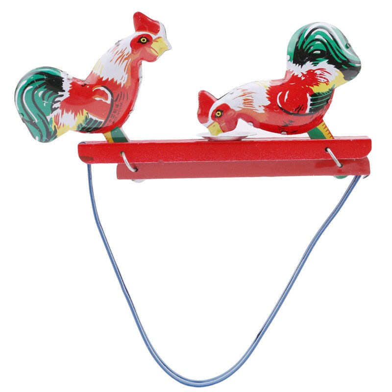 Vintage Pecking Chicks Tin Toy Collectible