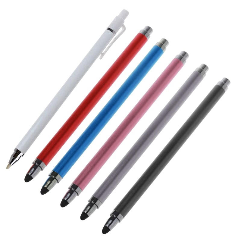 6Pcs Contact Stylus,Sensitivity Capacitive Stylus With 12 Extra Replaceable Tips For Tablets/ Android/Ios Phone