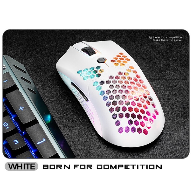 Ziyou Lang X2 Wireless Mouse Rgb Dual Mode Game Mechanical 2000Dpi Optical Sensor Lightweight Pc Notebook Mouse