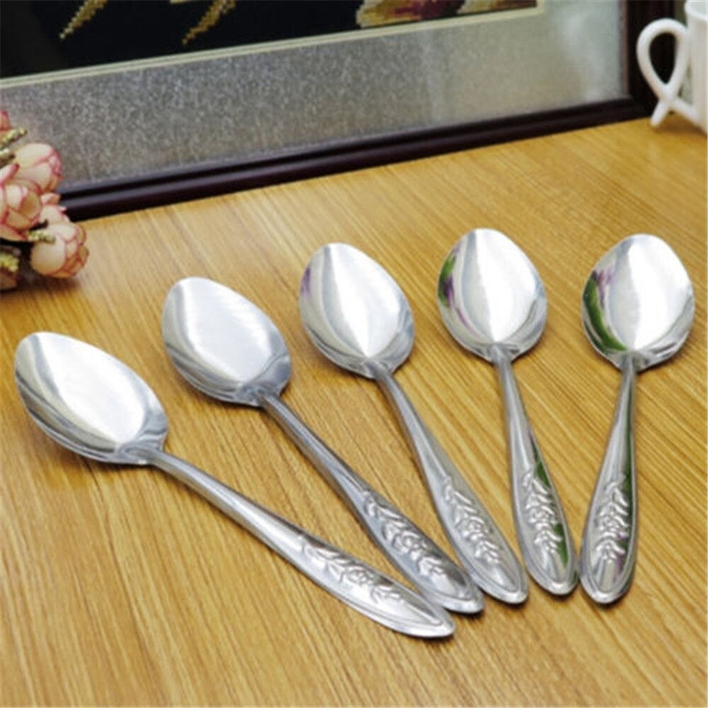 Cuillères à thé en acier inoxydable | Cuillère à café en acier inoxydable, cuillères à thé hippohorse mélange de cuisine, cuillère à tasse suspendue couverts à boire chauds: 8