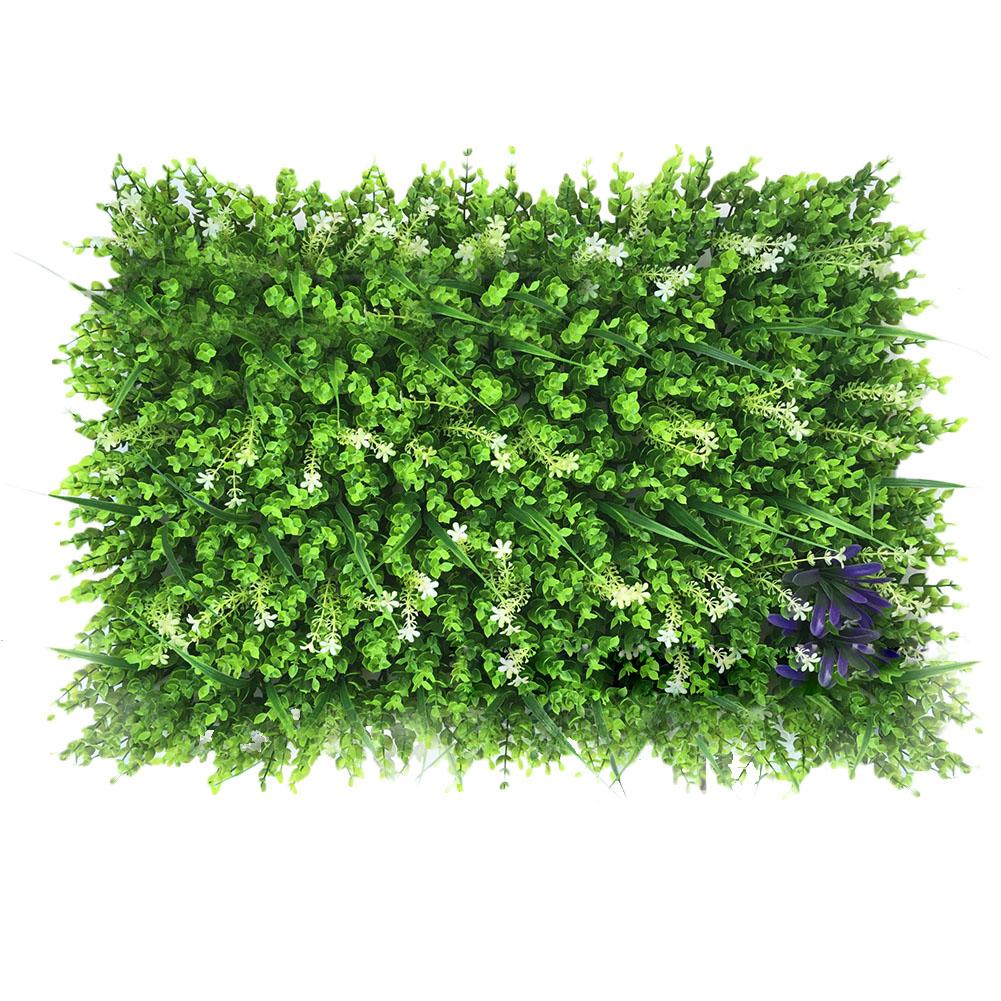 Artificial Grass Wall Panel Hedge Plants Decorative Fence Privacy Screen Grass Lawn For Garden Home Outdoor And Indoor Decor: Default Title