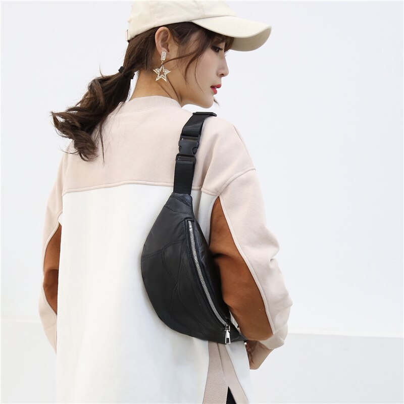 Frauen fanny Pack Hologramm Taille Tasche PU Leder Strand Reise Banane Hüfte miserabel Postleitzahl Waistbags Gürtel Tasche für Mädchen