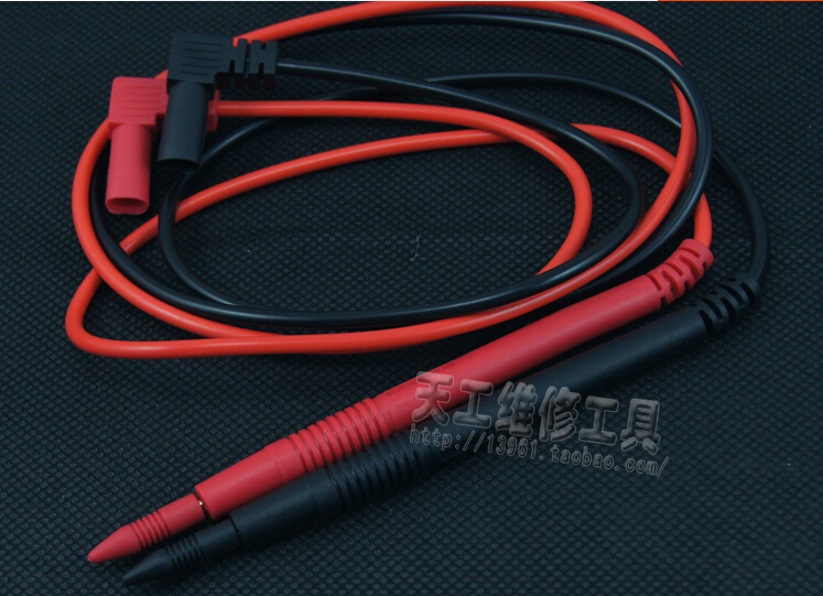 10A Gold Plated Copper High Precision Ultra Point Multimeter Probes Test Leads Accessory for IC Electronic parts LED