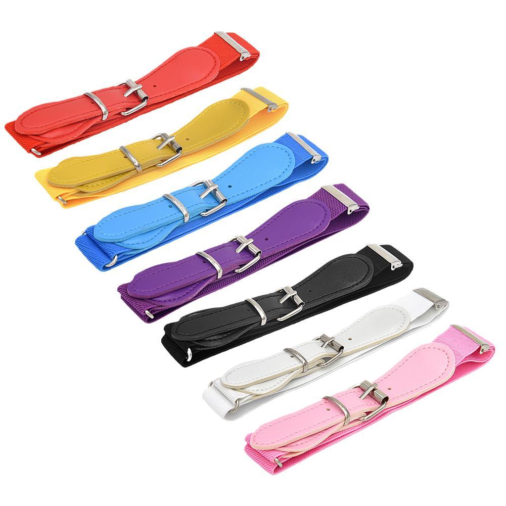 Children Faux Leather Belt Kids Cute Peach Heart Buckle Belts For Girls Boys Waistband Waist Belt