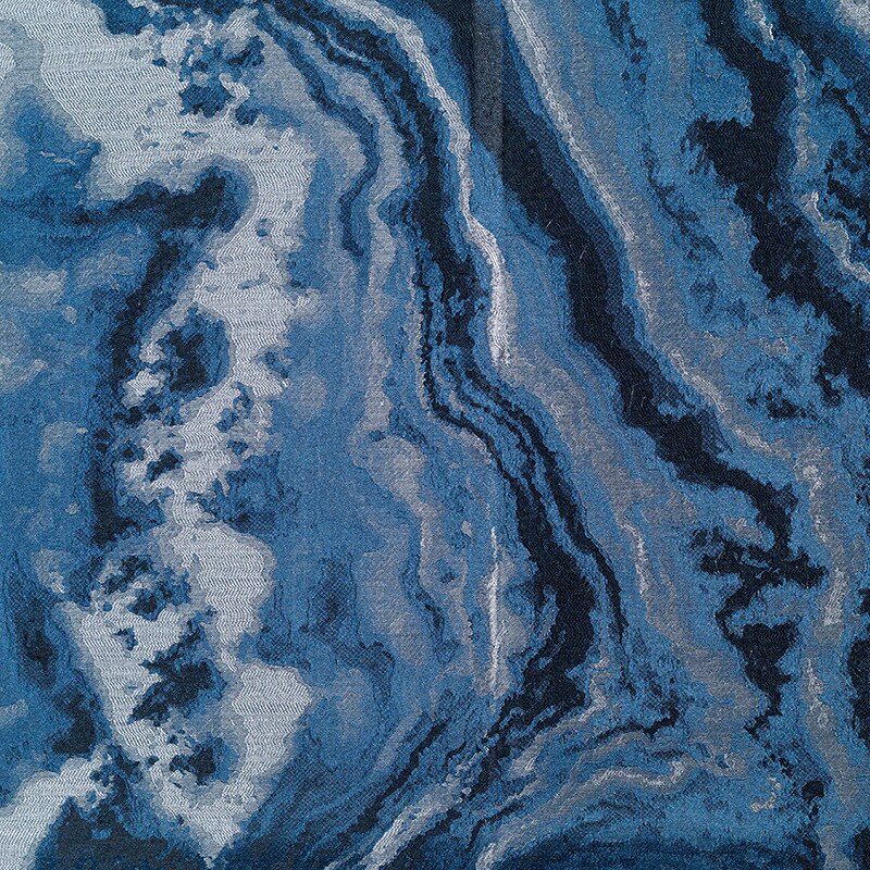 MYLB Satin Fabric Chinese style Retro Upholstery Fabric Blue Pillow cushion fabric for Sofa curtain cloth 100*145cm: 10