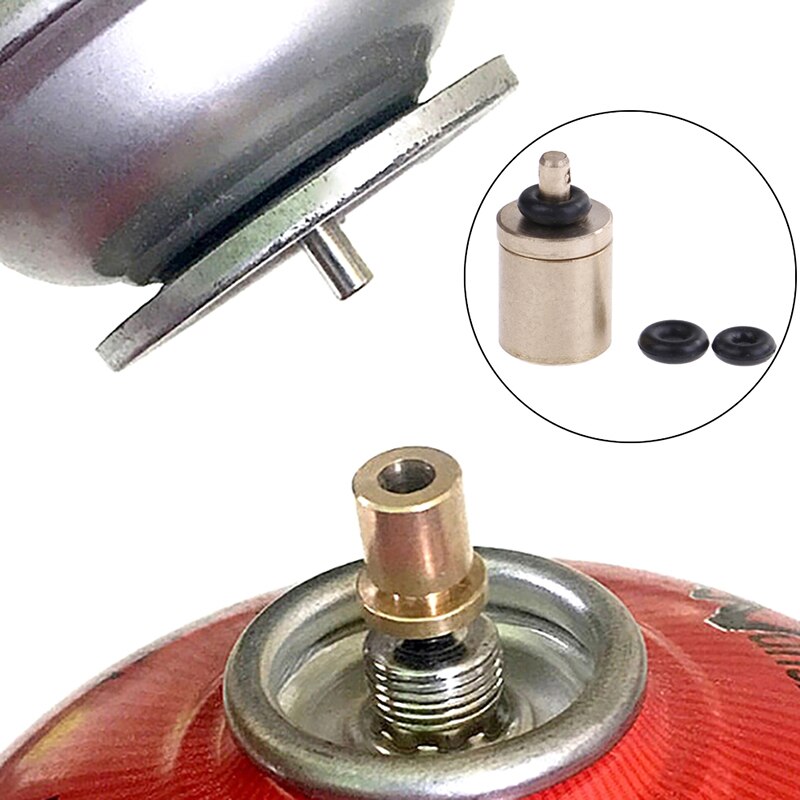 Gas Refill Adapter Outdoor Universal Valves Connector Stove Cylinder Tank Accessories Canister Tool Refillable Gas Adapter Stove